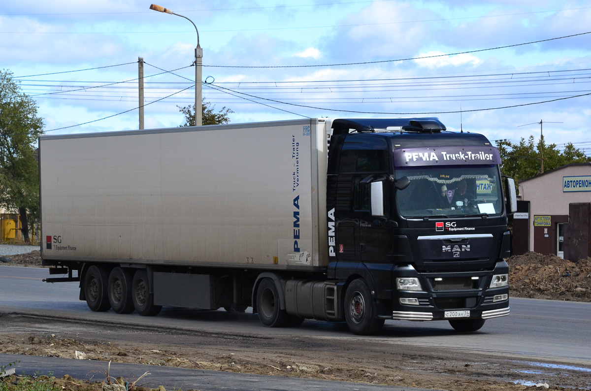 Волгоградская область, № С 200 АН 34 — MAN TGX ('2007) 18.540