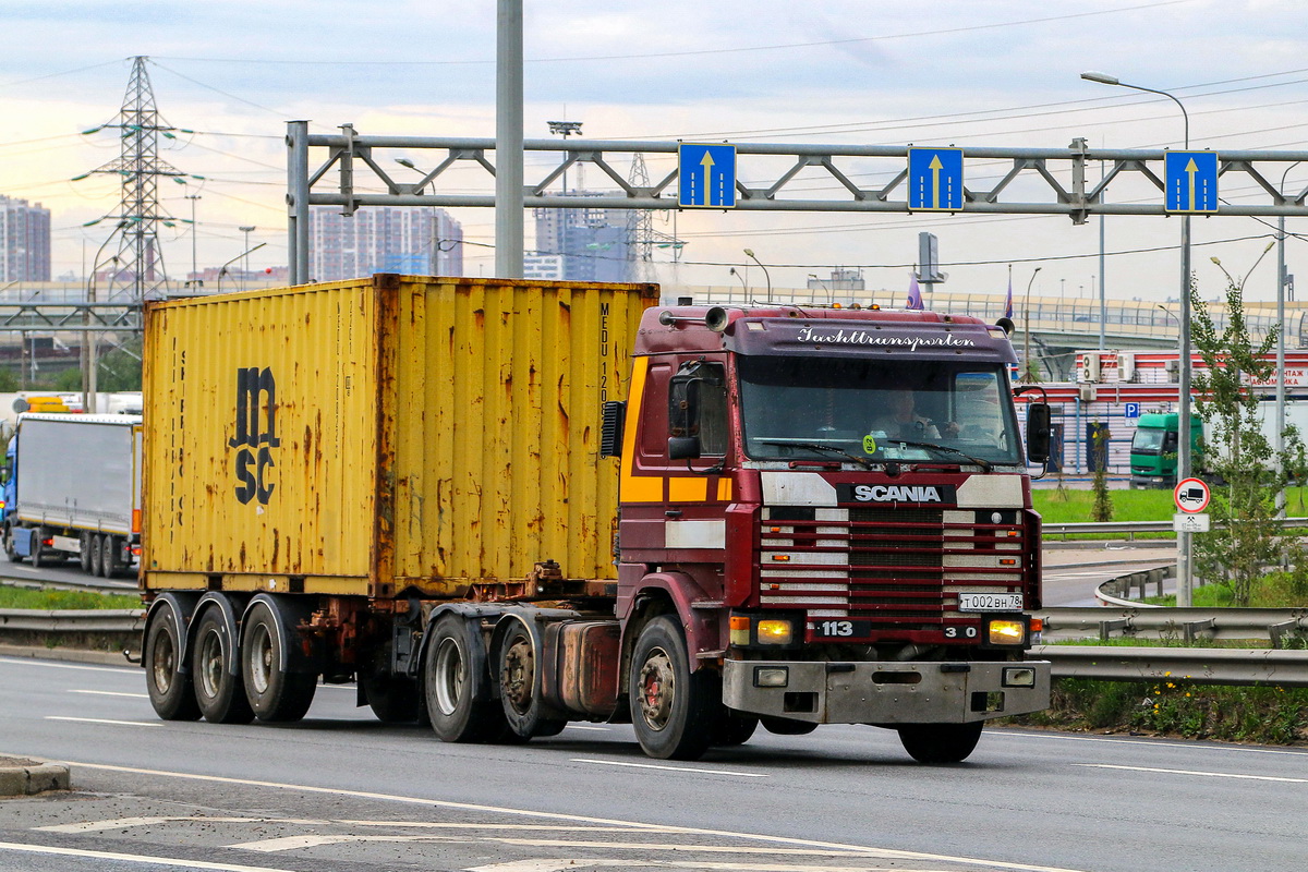 Санкт-Петербург, № Т 002 ВН 78 — Scania (II) R113M