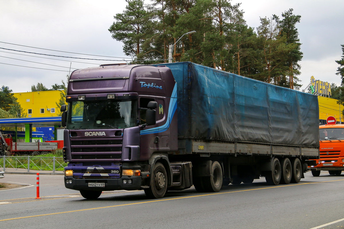 Тверская область, № М 642 ТУ 69 — Scania ('1996) R114L