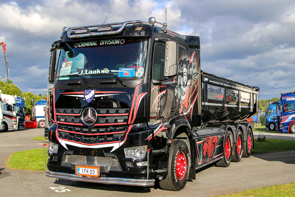 Финляндия, № IFK-20 — Mercedes-Benz Arocs (общ.м)