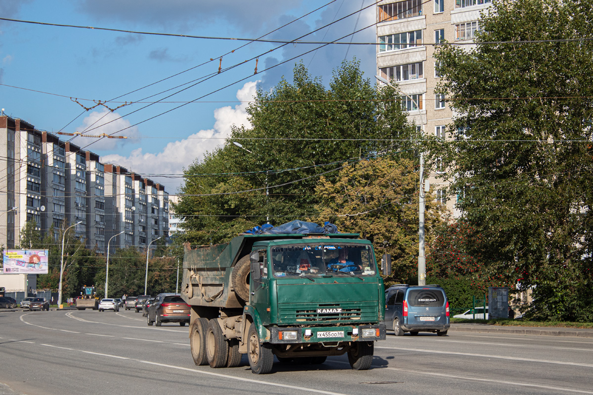 Свердловская область, № Х 455 ОО 66 — КамАЗ-55111 [551110]