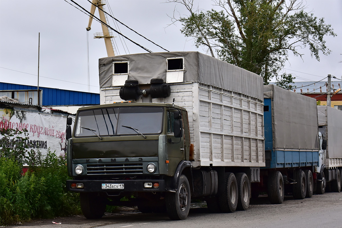 Туркестанская область, № 343 ACV 13 — КамАЗ (общая модель)