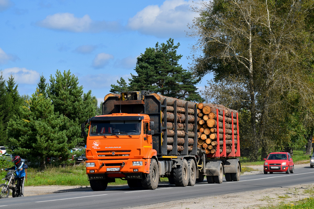 Нижегородская область, № Т 724 РВ 152 — КамАЗ-43118-50