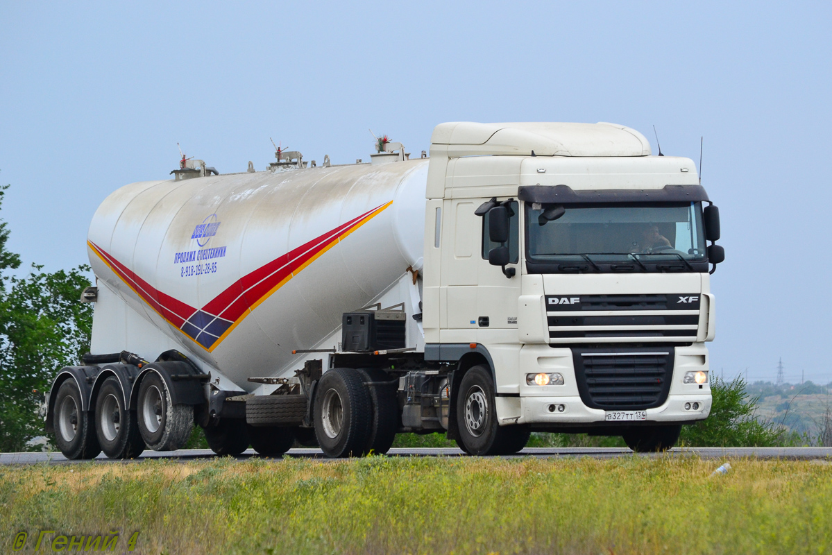 Волгоградская область, № В 327 ТТ 134 — DAF XF105 FT