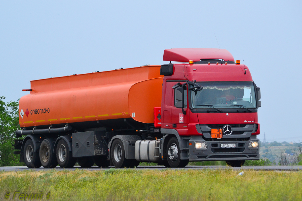 Волгоградская область, № Е 812 ВК 134 — Mercedes-Benz Actros '09 1841 [Z9M]