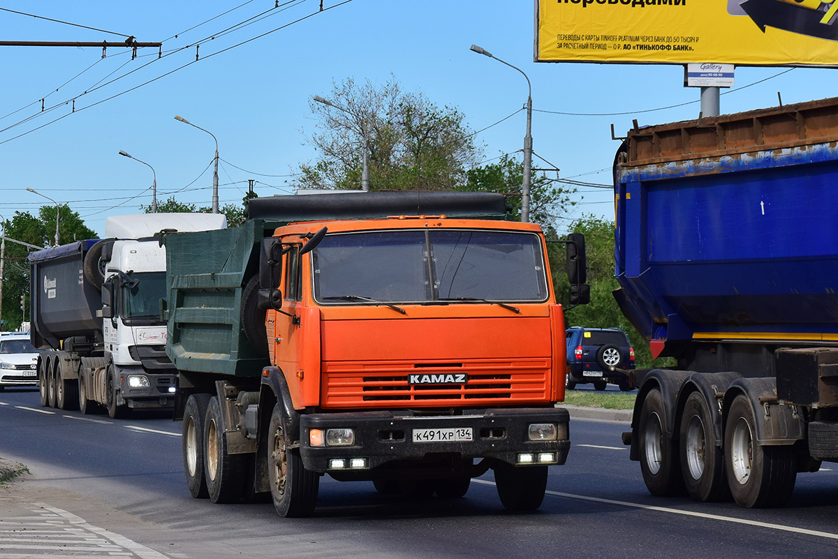 Волгоградская область, № К 491 ХР 134 — КамАЗ-54112