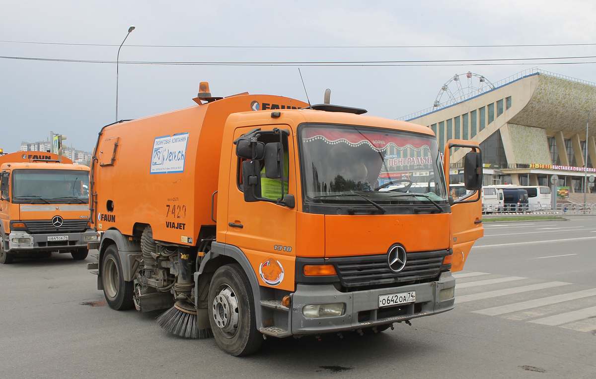 Челябинская область, № О 642 ОА 74 — Mercedes-Benz Atego 1318