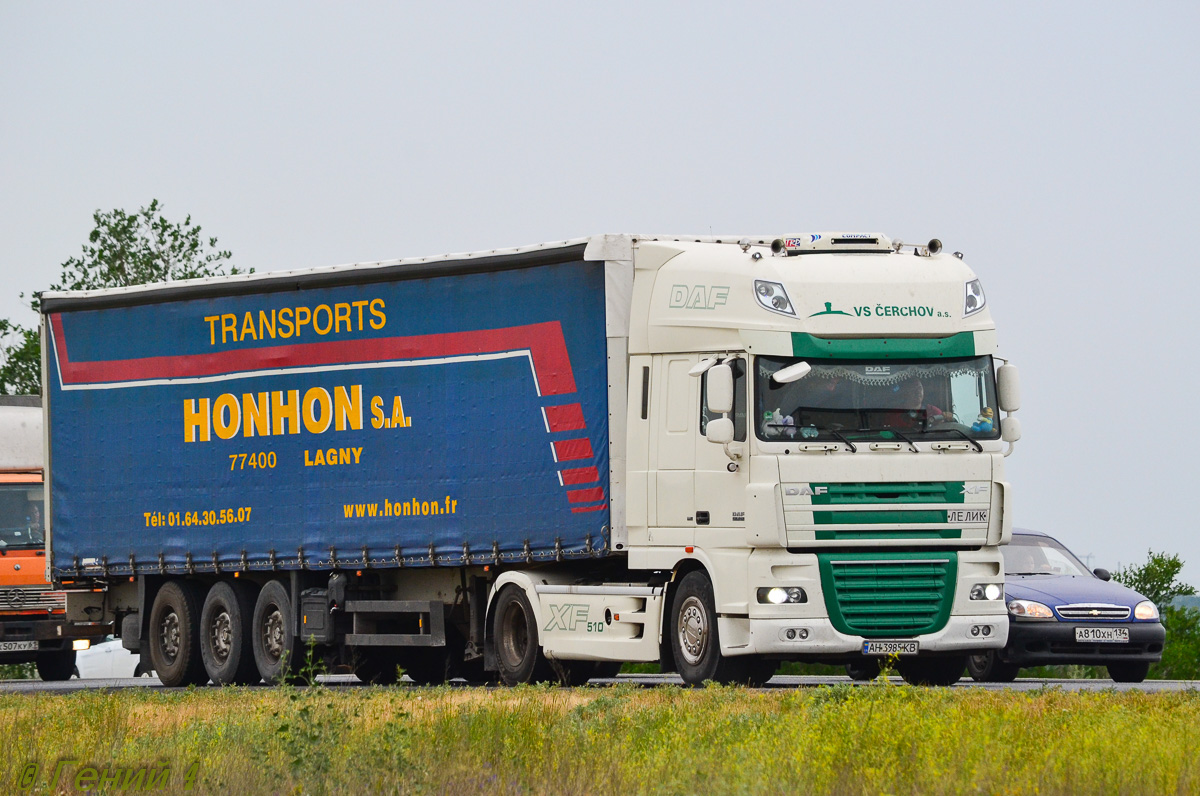 Донецкая область, № AH 3985 KB — DAF XF105 FT