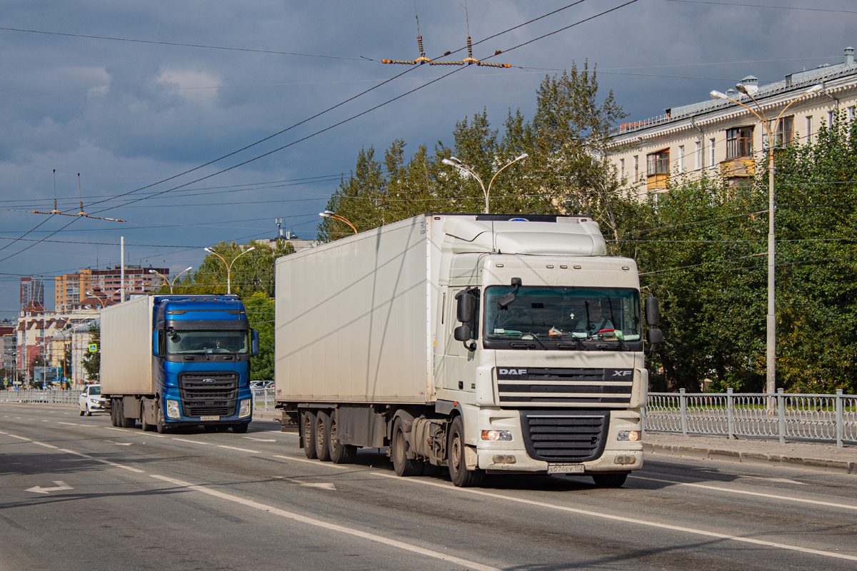 Башкортостан, № Х 074 ЕУ 102 — DAF XF105 FT