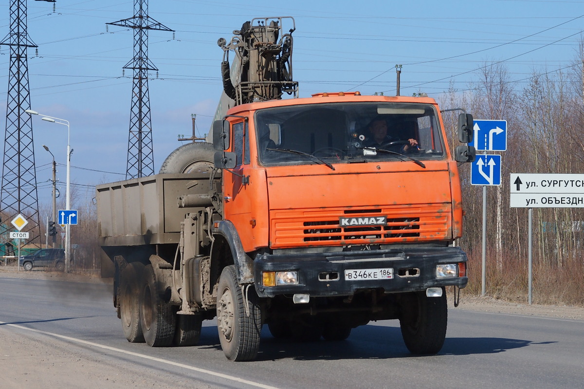 Ханты-Мансийский автоном.округ, № В 346 КЕ 186 — КамАЗ-53228-15 [53228R]