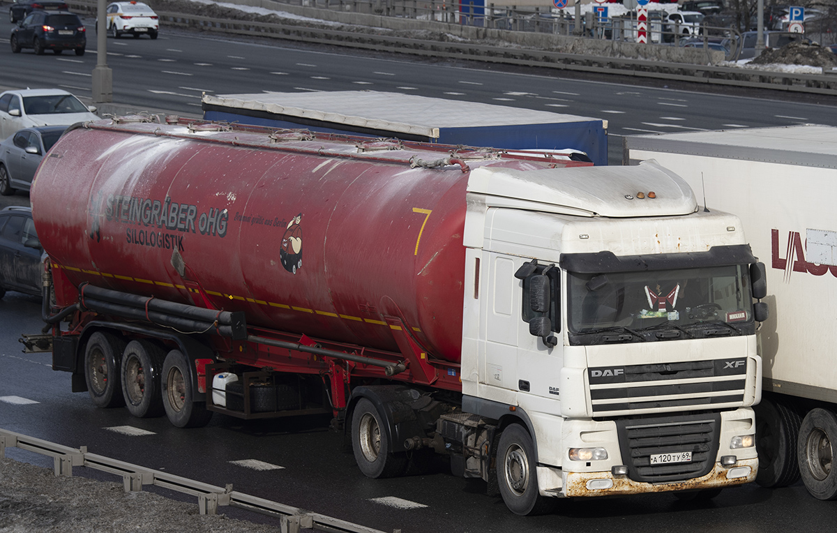 Тверская область, № А 120 ТУ 69 — DAF XF105 FT