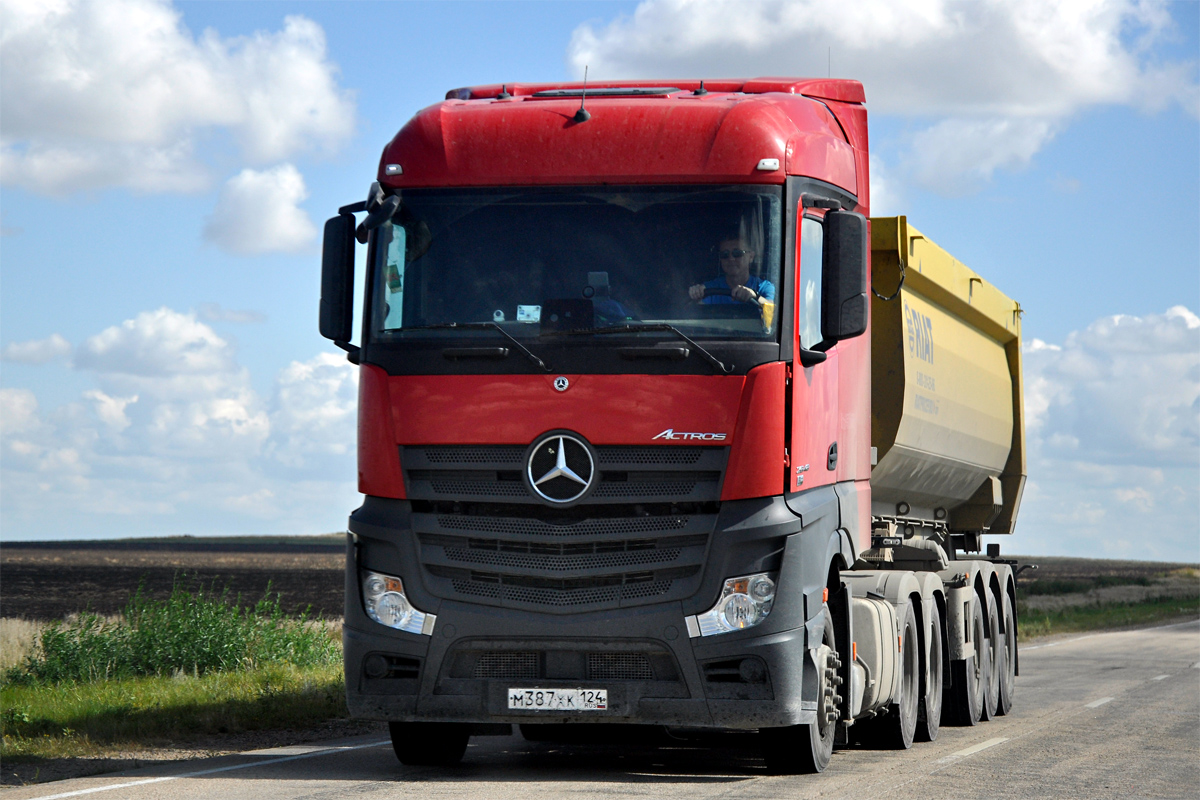 Красноярский край, № М 387 ХК 124 — Mercedes-Benz Actros ('2022) [LRD]