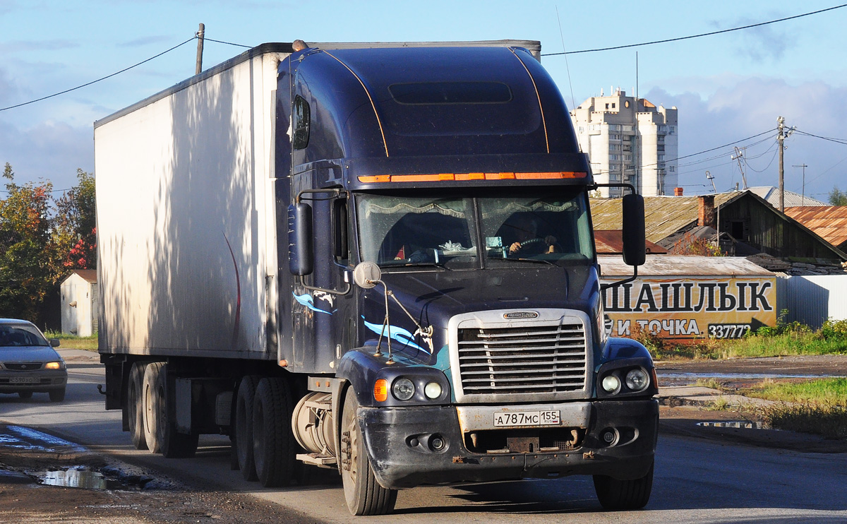 Омская область, № А 787 МС 155 — Freightliner Century Class