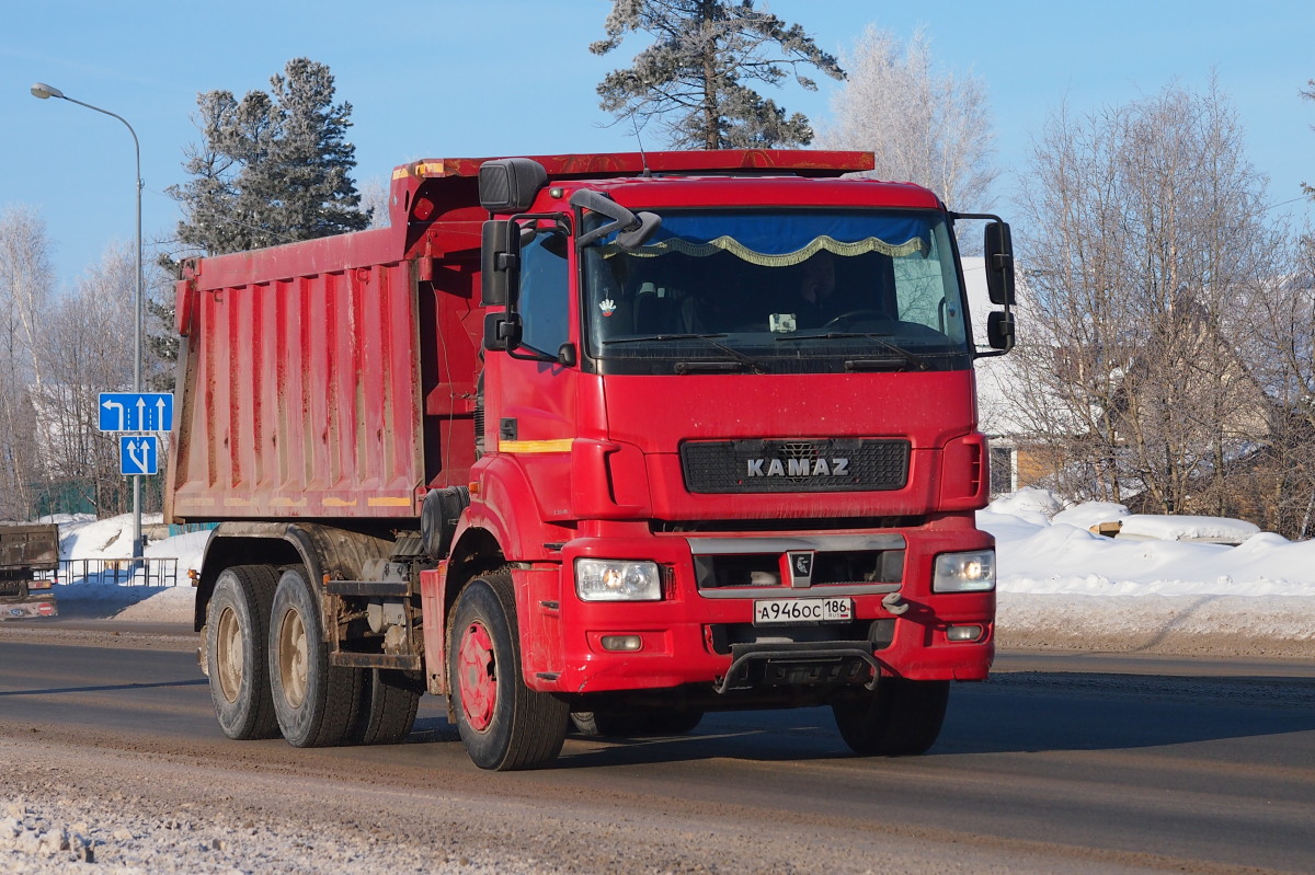 Ханты-Мансийский автоном.округ, № А 946 ОС 186 — КамАЗ-6520-43 "Люкс"