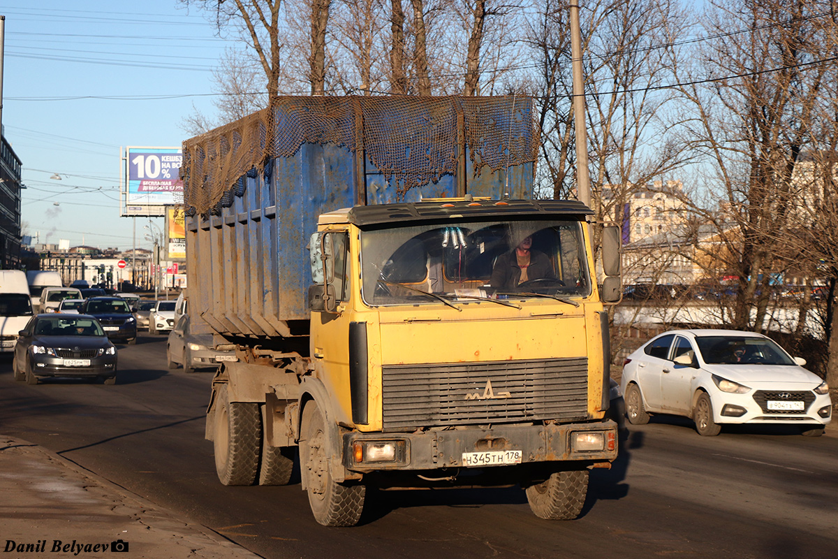 Санкт-Петербург, № Н 345 ТН 178 — МАЗ-533702