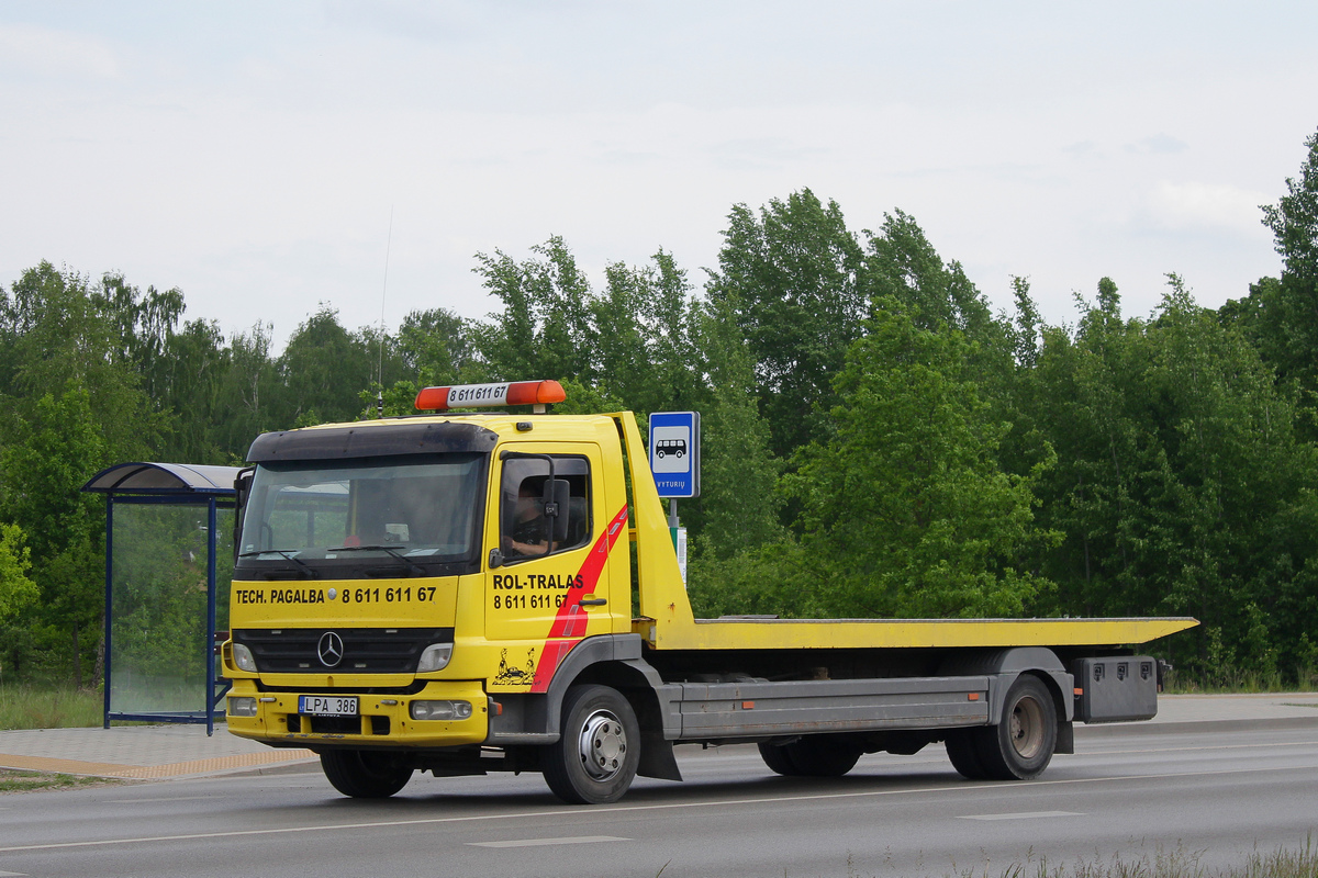 Литва, № LPA 386 — Mercedes-Benz Atego (общ.м)