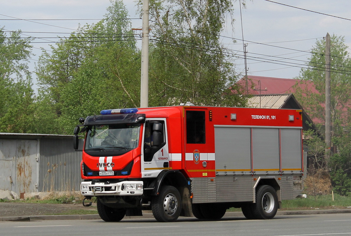 Челябинская область, № Н 335 ХТ 174 — IVECO-AMT EuroCargo ('2015)