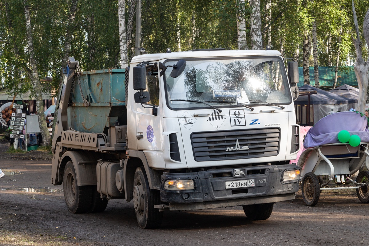 Томская область, № Н 218 ВМ 70 — МАЗ-5550 (общая модель)