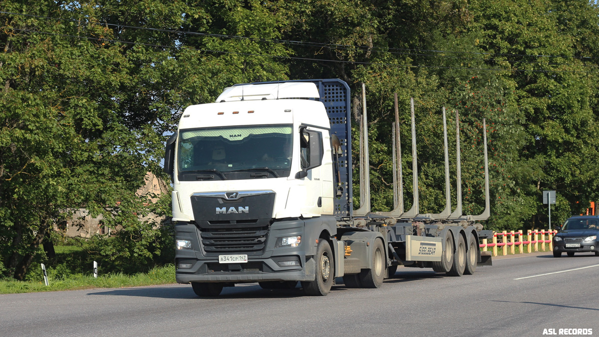 Ленинградская область, № А 341 СР 147 — MAN TGX ('2020) (Общая модель)