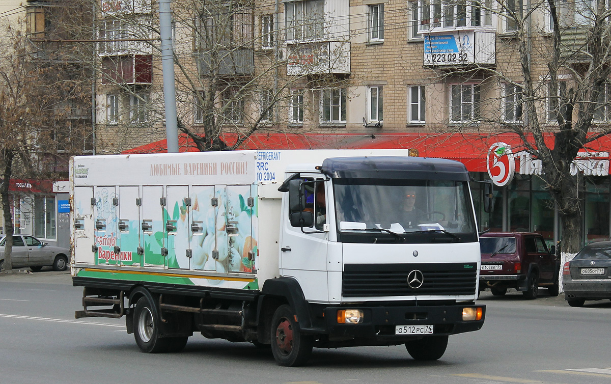 Челябинская область, № О 512 РС 74 — Mercedes-Benz LK (общ. мод.)