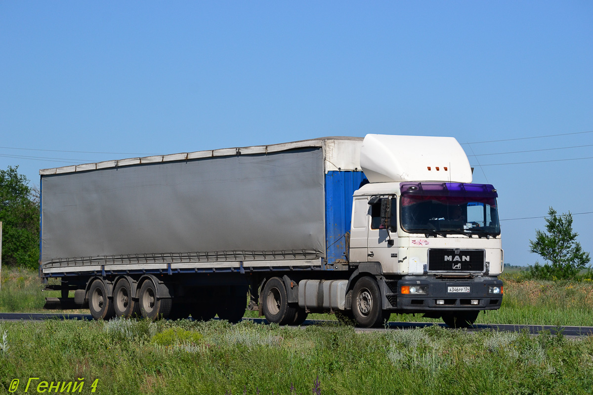 Волгоградская область, № А 346 РР 134 — MAN F2000 19.403