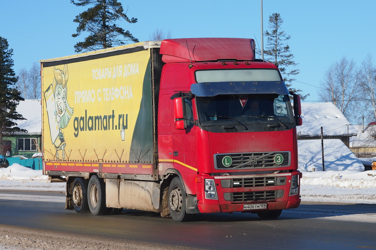 Пермский край, № Н 406 ТМ 159 — Volvo ('2002) FH12.380