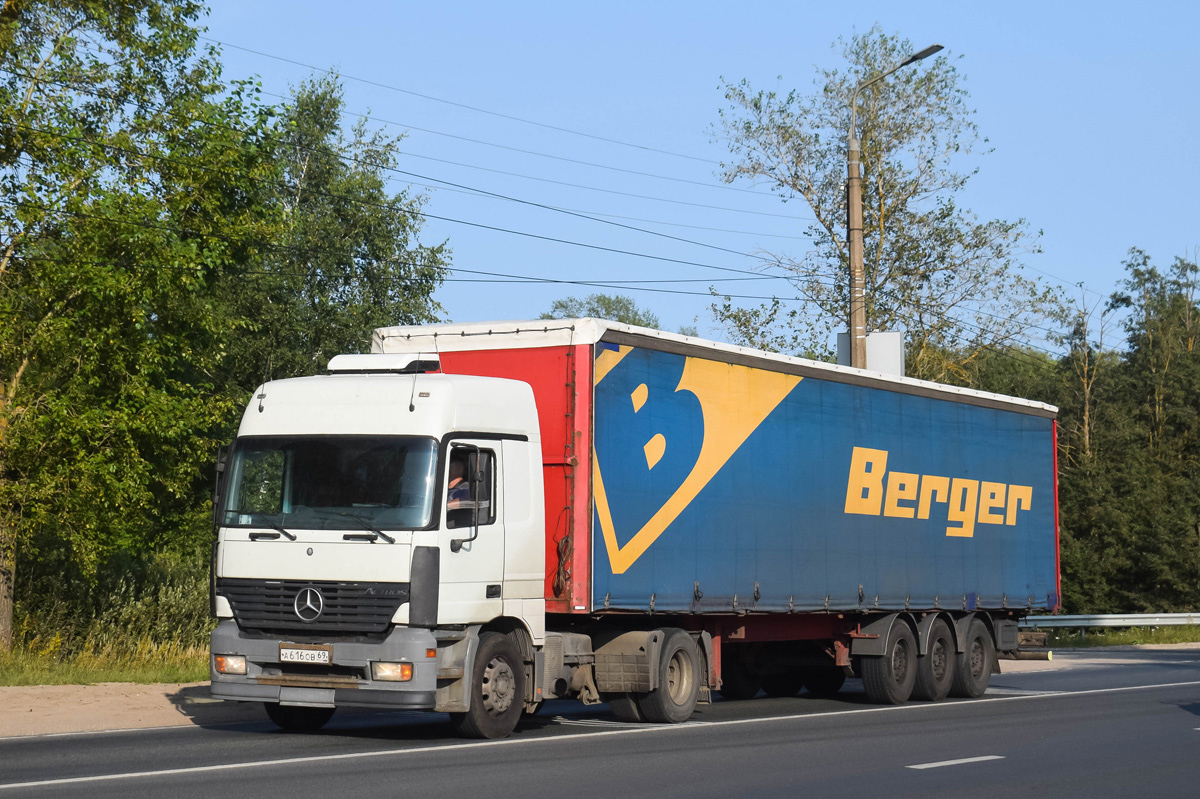 Тверская область, № А 616 ОВ 69 — Mercedes-Benz Actros ('1997) 1840