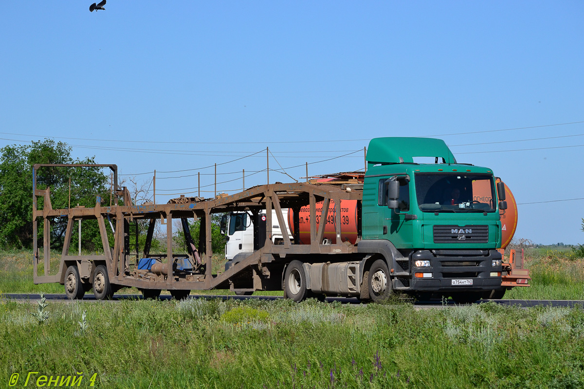 Самарская область, № А 754 НТ 763 — MAN TGA 18.360