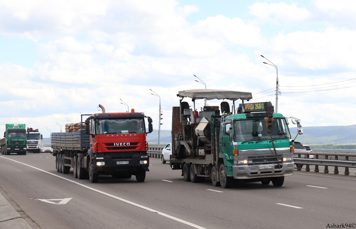 Красноярский край, № Н 825 РУ 124 — IVECO-AMT Trakker ('2007); Красноярский край, № Р 410 ОК 124 — Isuzu Giga (общая модель)