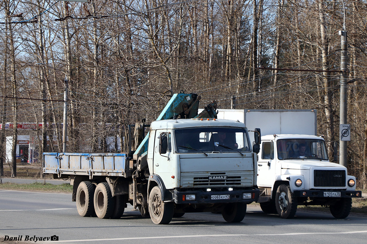 Вологодская область, № О 083 КУ 47 — КамАЗ-53215 [532150]