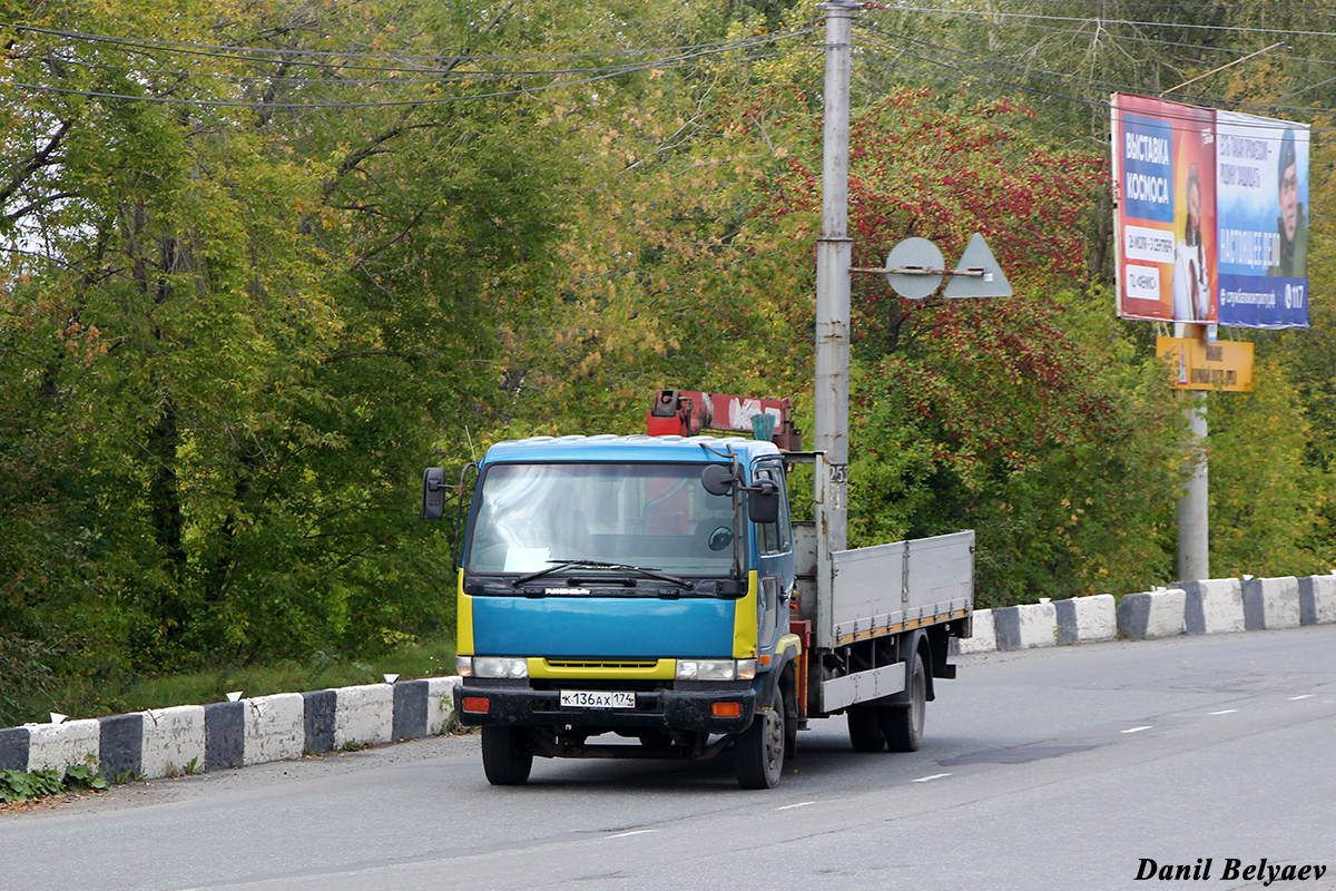 Свердловская область, № К 136 АХ 174 — Nissan Diesel (общая модель)