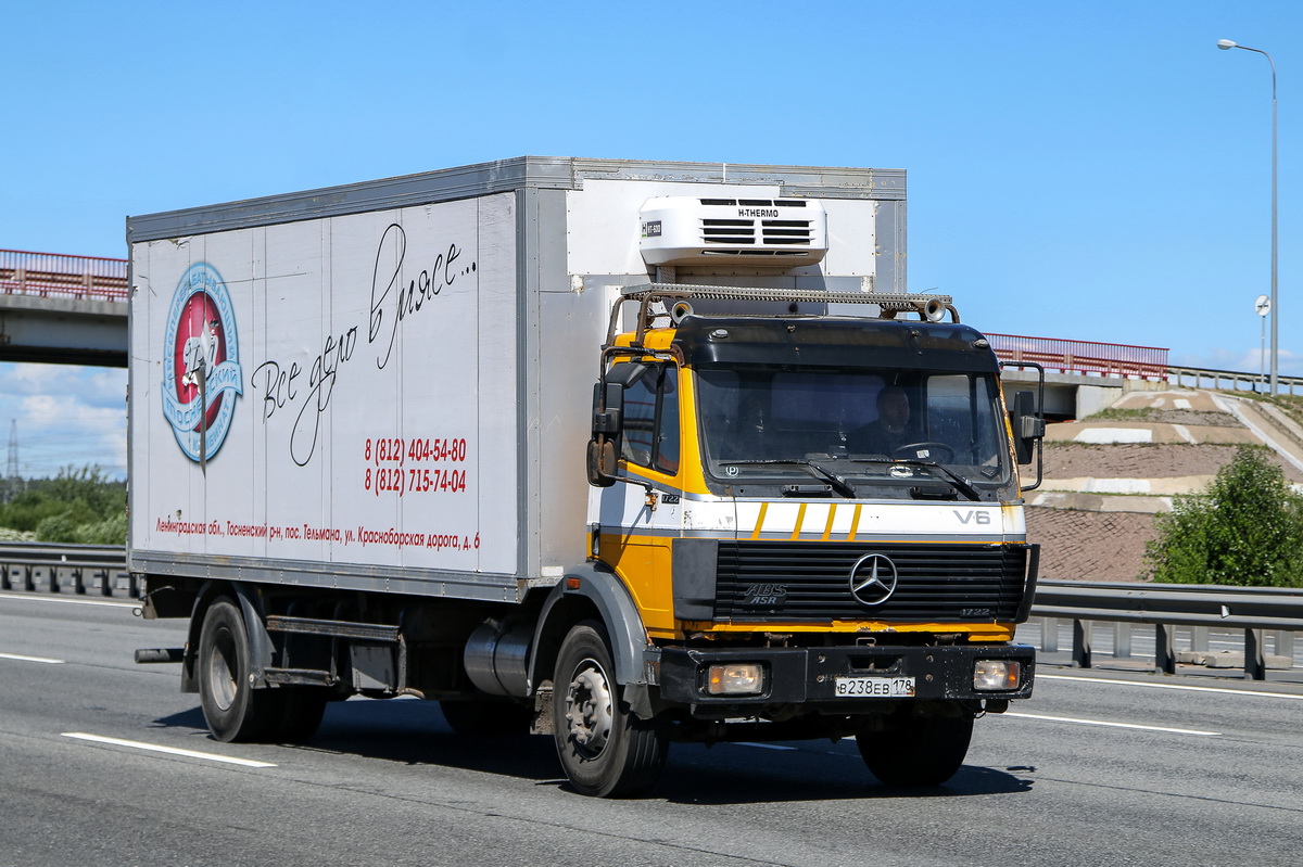 Санкт-Петербург, № В 238 ЕВ 178 — Mercedes-Benz SK 1722