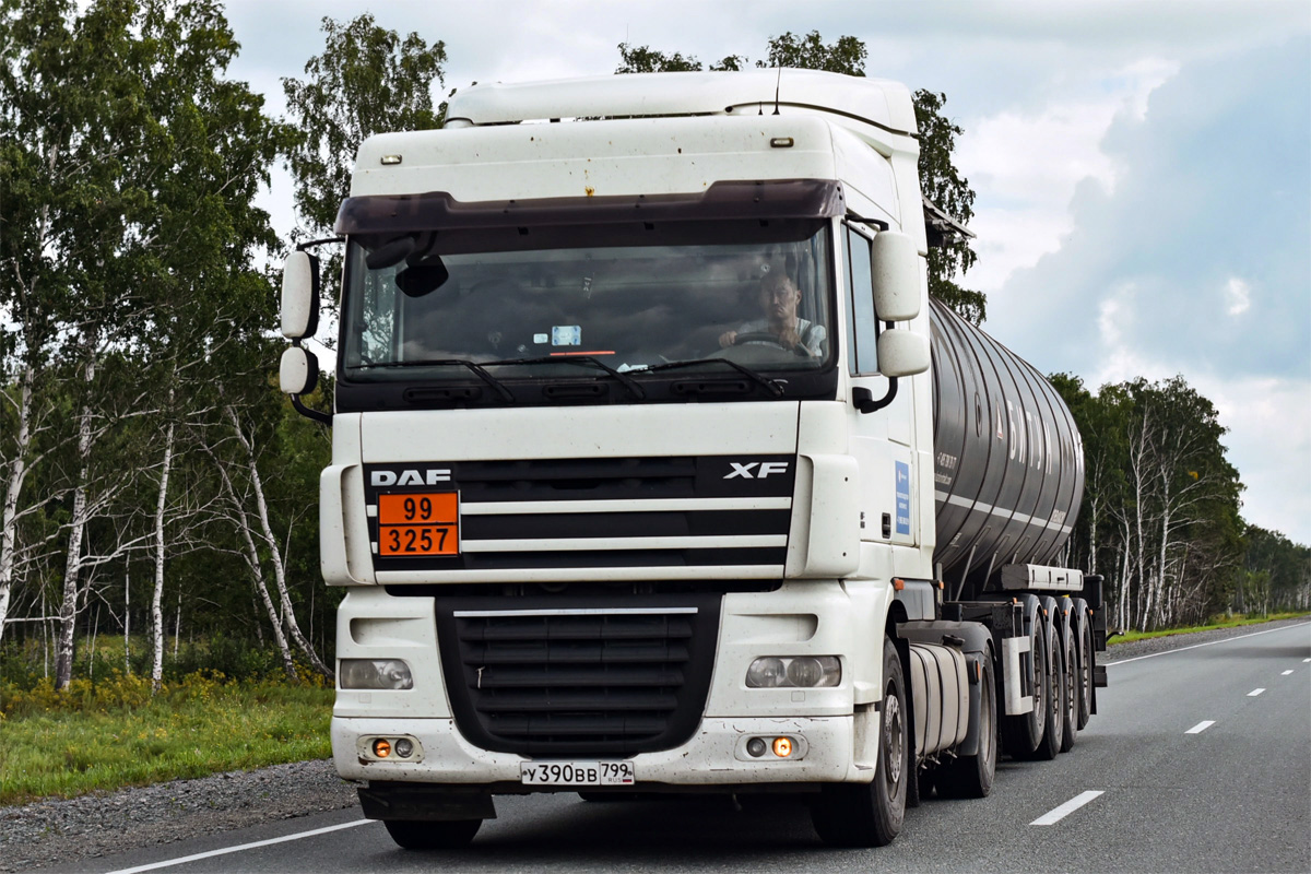 Москва, № У 390 ВВ 799 — DAF XF105 FT