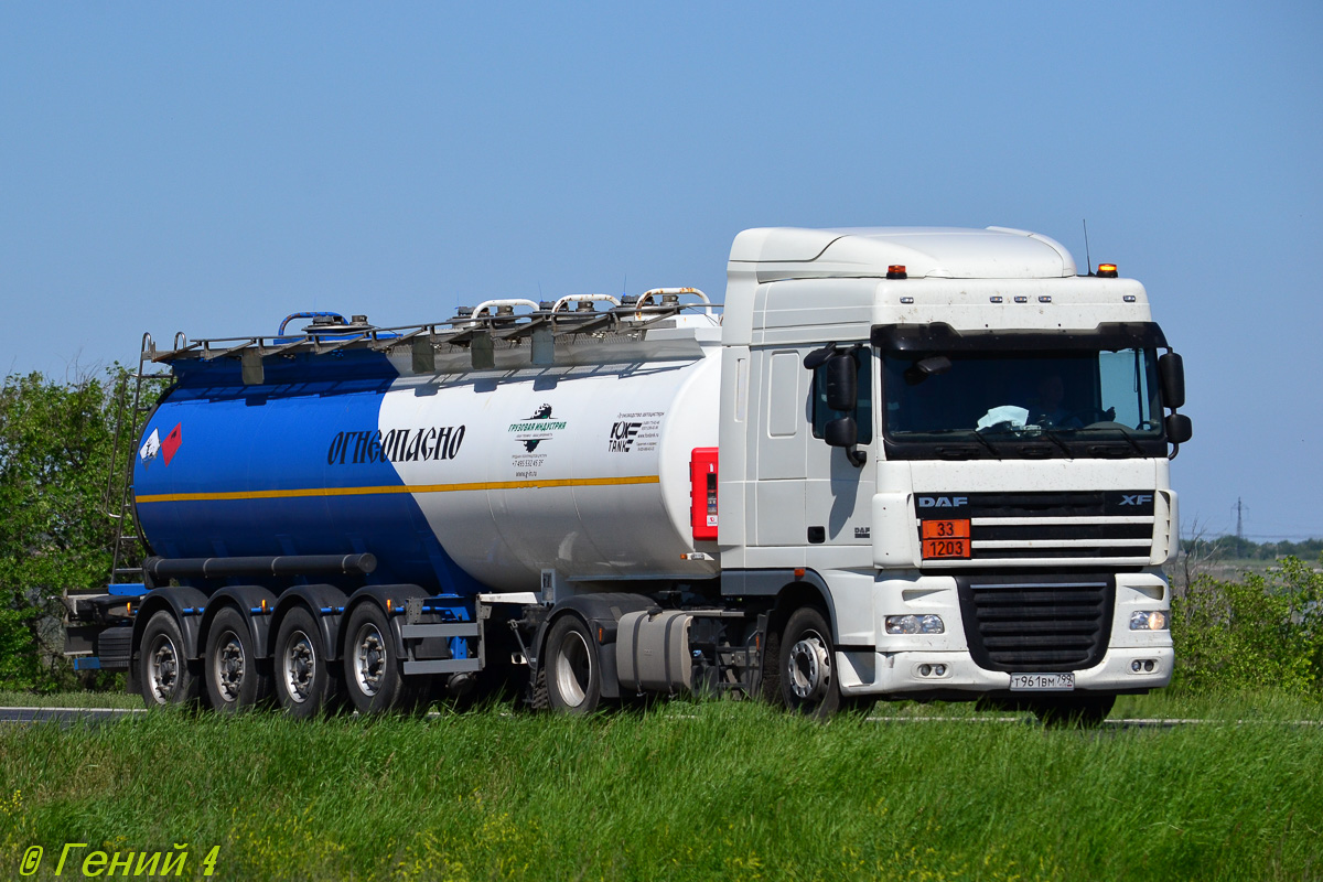 Москва, № Т 961 ВМ 799 — DAF XF105 FT