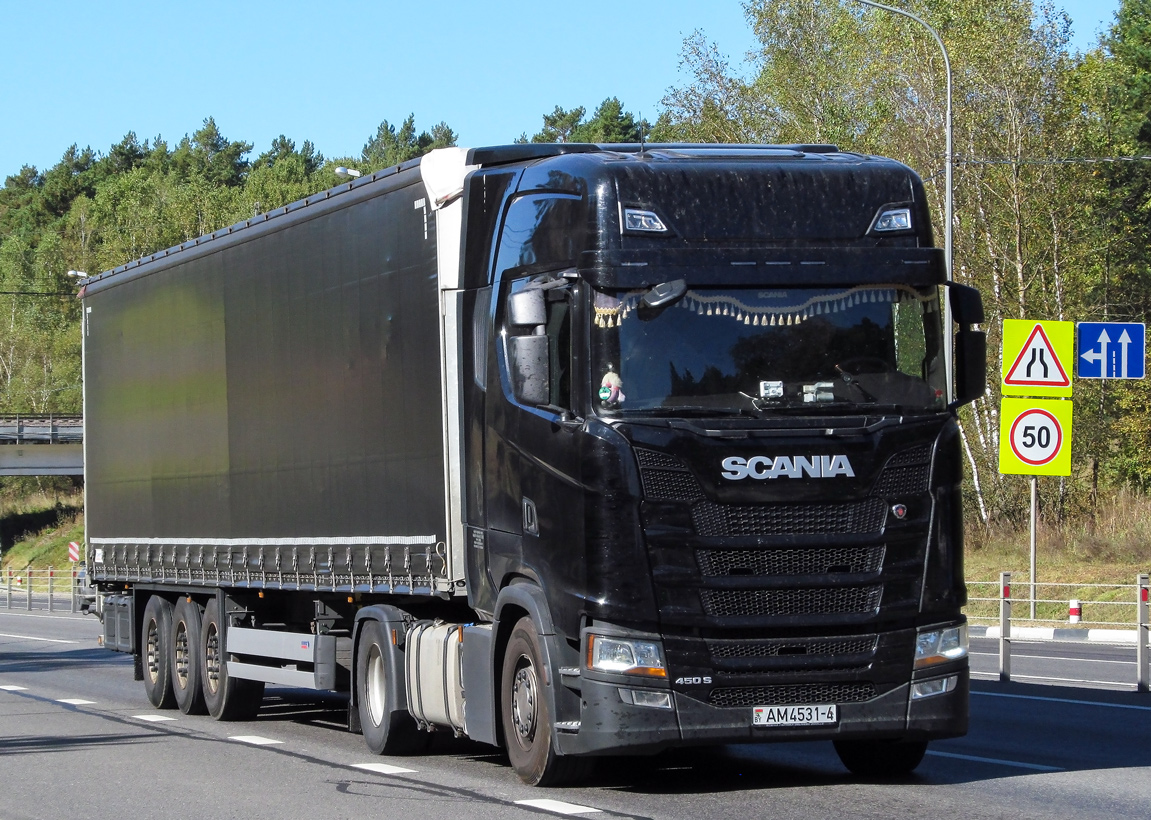 Гродненская область, № АМ 4531-4 — Scania ('2016) S450