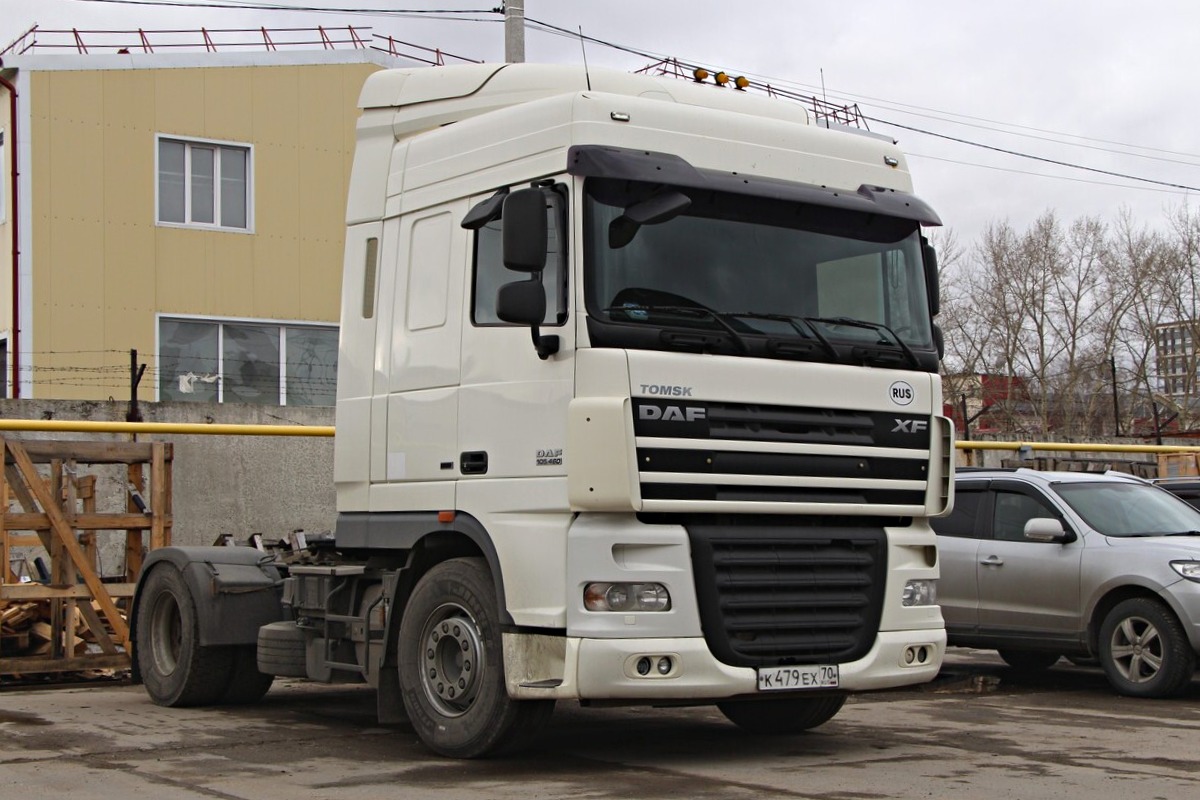 Томская область, № К 479 ЕХ 70 — DAF XF105 FT