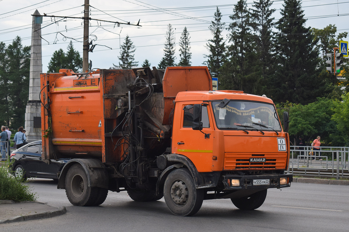 Алтайский край, № Н 555 УМ 22 — КамАЗ-43255-A3