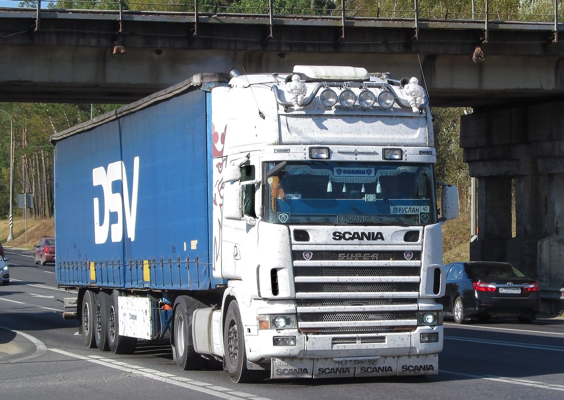 Калужская область, № М 313 ММ 40 — Scania ('1996) R124L