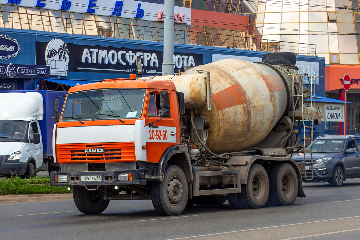 Омская область, № Н 594 КА 55 — КамАЗ-53229-15 [53229R]