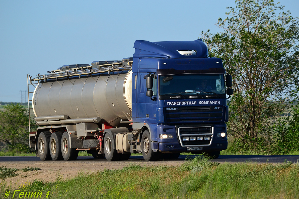 Башкортостан, № У 274 ОО 102 — DAF XF105 FT