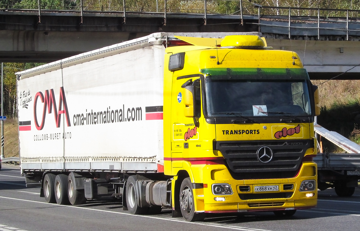 Кировская область, № Х 868 ХН 43 — Mercedes-Benz Actros ('2003) 1846