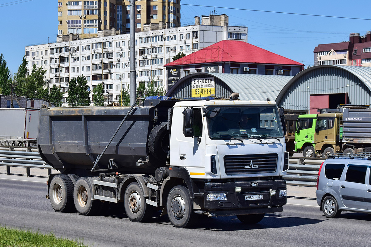 Волгоградская область, № К 980 СН 134 — МАЗ-6516B9