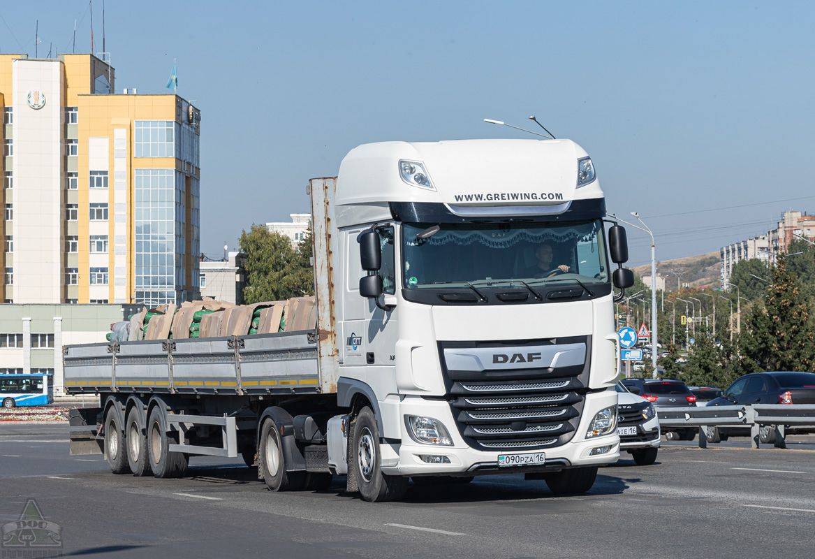 Восточно-Казахстанская область, № 090 PZA 16 — DAF XF Euro6 FT