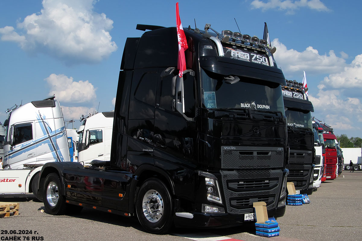 Дагестан, № Р 909 РУ 05 — Volvo ('2012) FH.460 [X9P]; Московская область — Фестиваль TruckDay 2024 — июнь