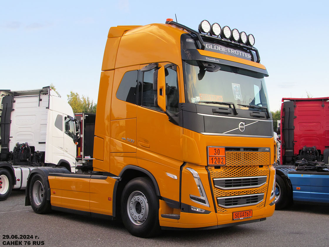 Ярославская область, № А 043 ЕС 76 — Volvo ('2020) FH.500; Московская область — Фестиваль TruckDay 2024 — июнь