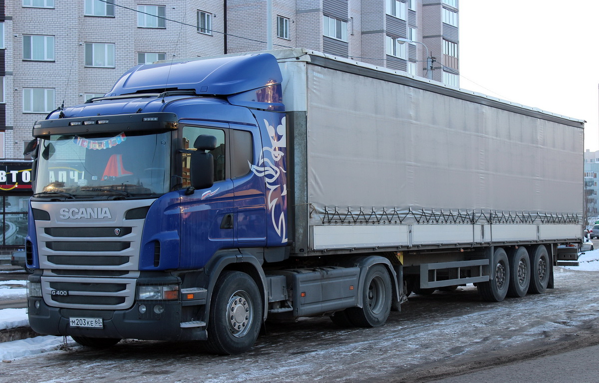 Псковская область, № М 203 КЕ 60 — Scania ('2009) G400