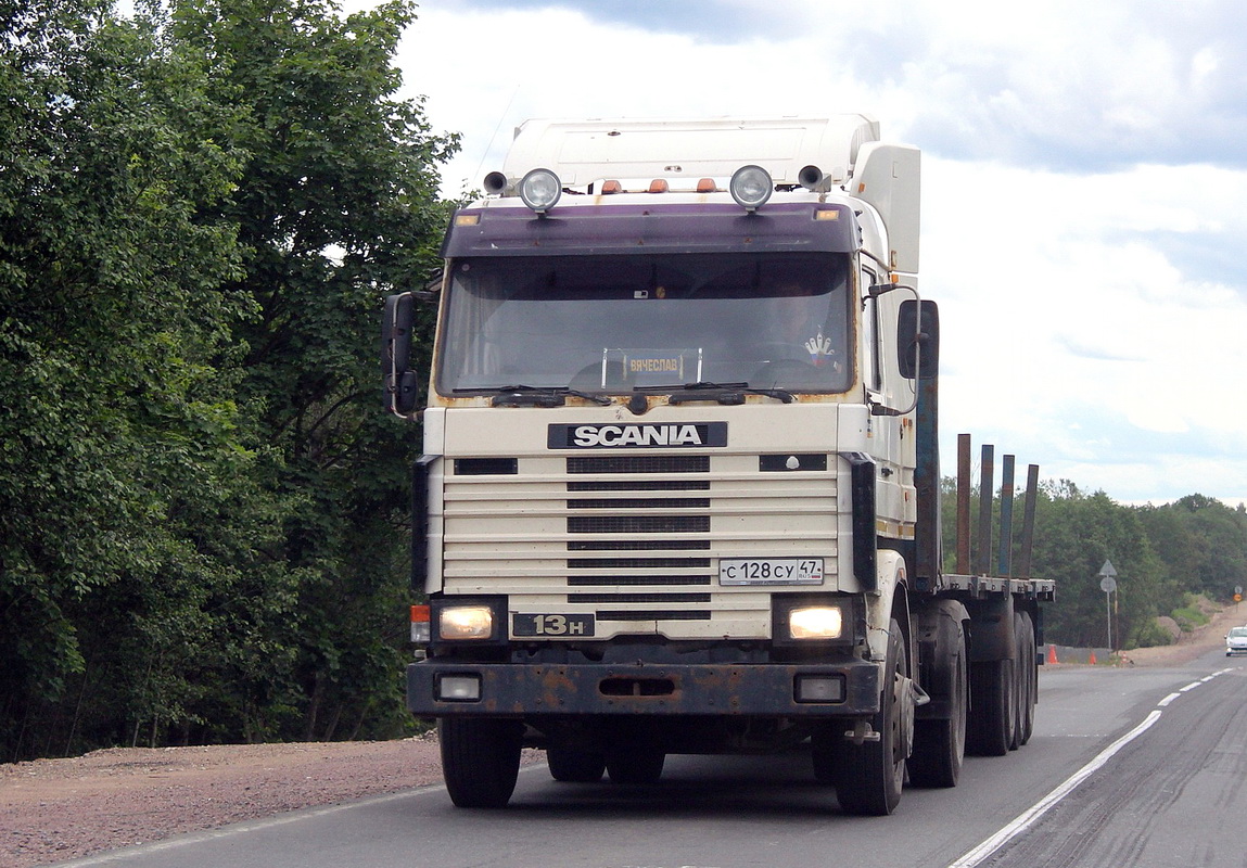 Ленинградская область, № С 128 СУ 47 — Scania (II) R113H