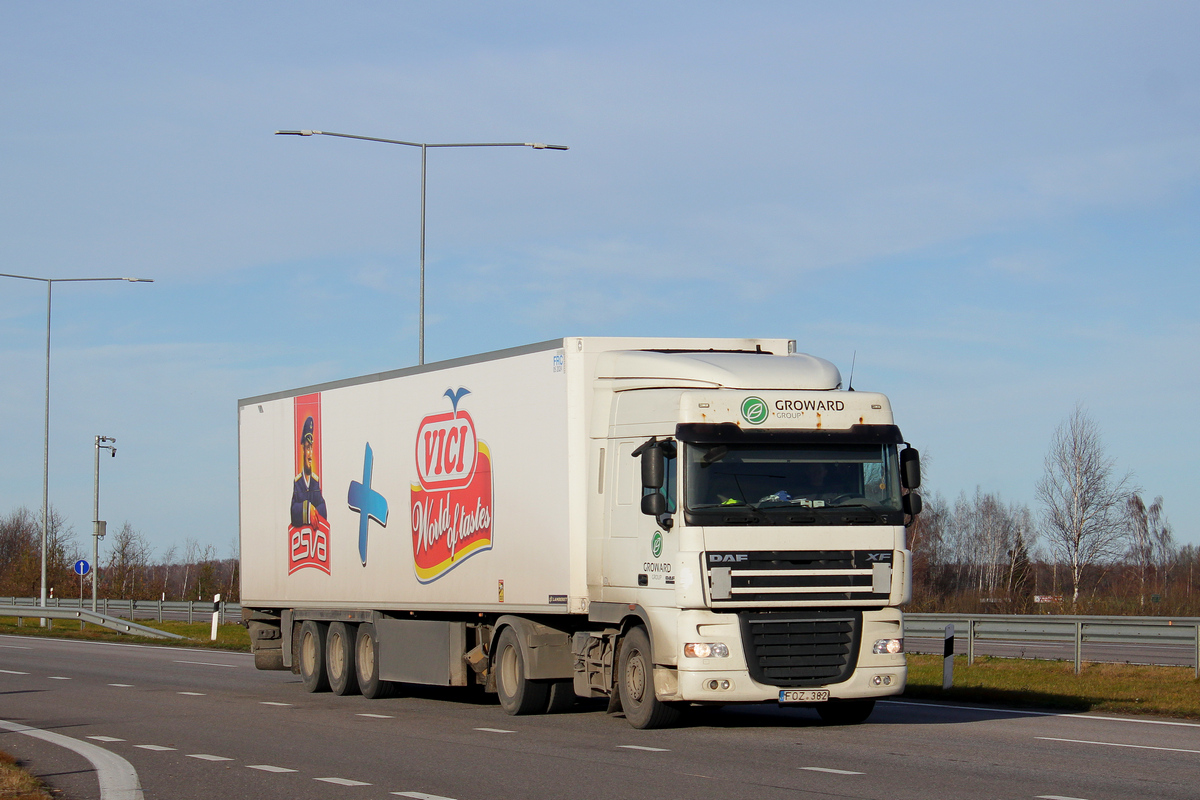 Литва, № FOZ 382 — DAF XF105 FT