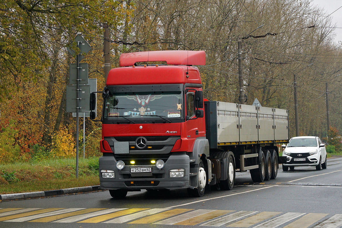 Рязанская область, № К 252 ВМ 62 — Mercedes-Benz Axor 1840 [Z9M]