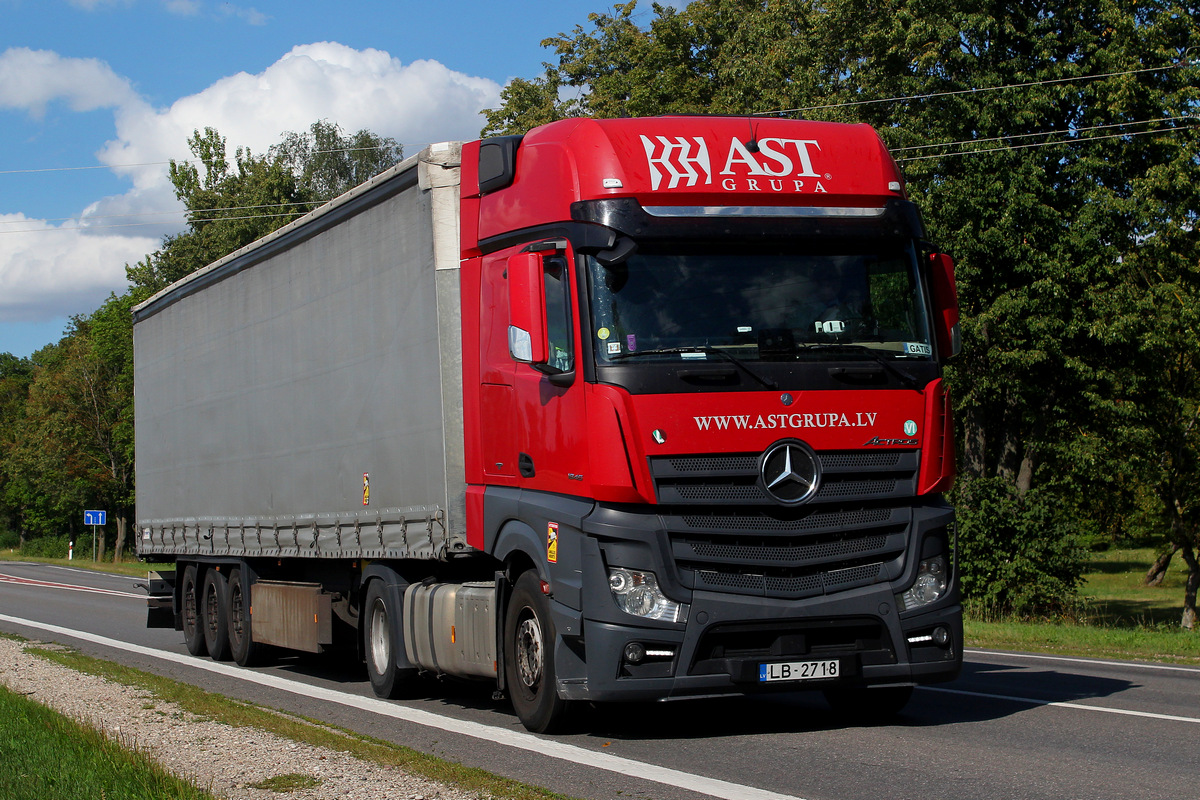 Латвия, № LB-2718 — Mercedes-Benz Actros ('2011) 1845